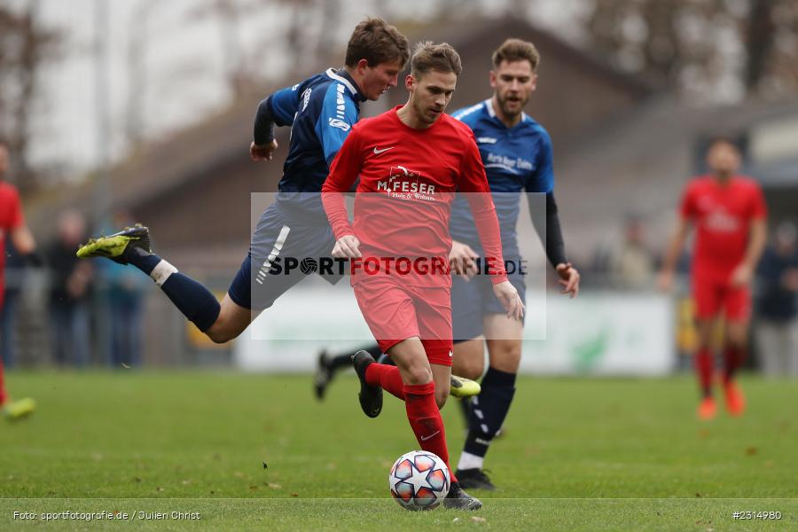 Jonas Schmitt, Sportplatz, Seifriedsburg, 21.11.2021, BFV, sport, action, Fussball, November 2021, Saison 2021/2022, Bezirksliga Unterfranken West, BZL, TSV, FVGS, TSV Uettingen, FV Gemünden/Seifriedsburg - Bild-ID: 2314980 Jonas Schmitt, Sportplatz, Seifriedsburg, 21.11.2021, BFV, sport, action, Fussball, November 2021, Saison 2021/2022, Bezirksliga Unterfranken West, BZL, TSV, FVGS, TSV Uettingen, FV Gemünden/Seifriedsburg - Bild-ID: 2314980