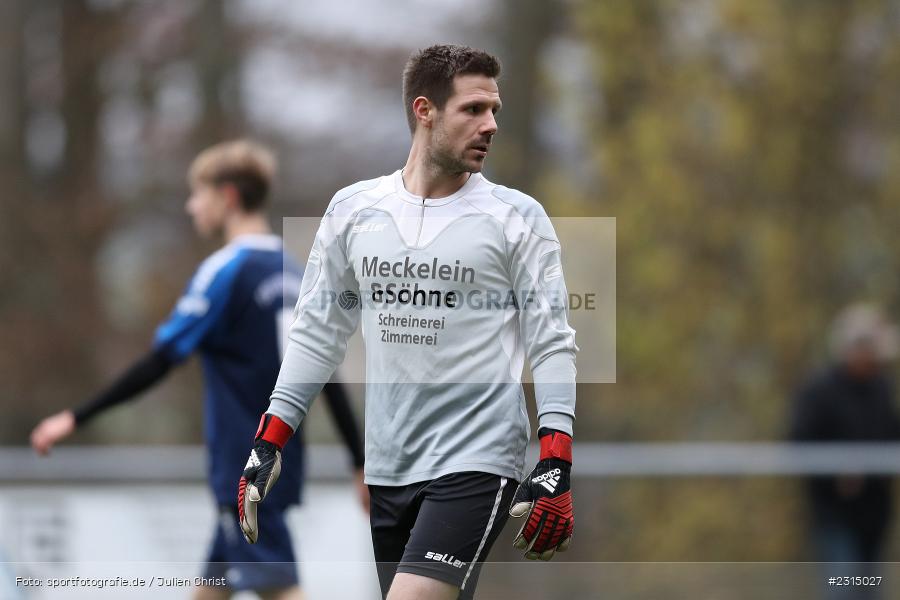 Jonas Fleischmann, Sportplatz, Seifriedsburg, 21.11.2021, BFV, sport, action, Fussball, November 2021, Saison 2021/2022, Bezirksliga Unterfranken West, BZL, TSV, FVGS, TSV Uettingen, FV Gemünden/Seifriedsburg - Bild-ID: 2315027 Jonas Fleischmann, Sportplatz, Seifriedsburg, 21.11.2021, BFV, sport, action, Fussball, November 2021, Saison 2021/2022, Bezirksliga Unterfranken West, BZL, TSV, FVGS, TSV Uettingen, FV Gemünden/Seifriedsburg - Bild-ID: 2315027