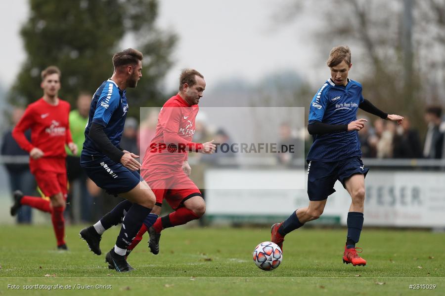 Steffen Lehofer, Sportplatz, Seifriedsburg, 21.11.2021, BFV, sport, action, Fussball, November 2021, Saison 2021/2022, Bezirksliga Unterfranken West, BZL, TSV, FVGS, TSV Uettingen, FV Gemünden/Seifriedsburg - Bild-ID: 2315029