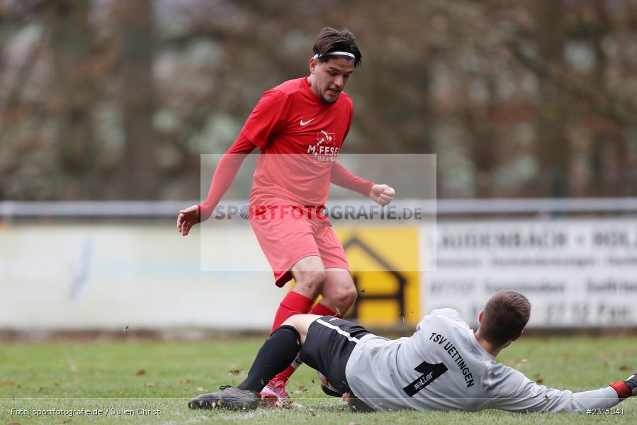 Jonas Fleischmann, Sportplatz, Seifriedsburg, 21.11.2021, BFV, sport, action, Fussball, November 2021, Saison 2021/2022, Bezirksliga Unterfranken West, BZL, TSV, FVGS, TSV Uettingen, FV Gemünden/Seifriedsburg - Bild-ID: 2315041 Jonas Fleischmann, Sportplatz, Seifriedsburg, 21.11.2021, BFV, sport, action, Fussball, November 2021, Saison 2021/2022, Bezirksliga Unterfranken West, BZL, TSV, FVGS, TSV Uettingen, FV Gemünden/Seifriedsburg - Bild-ID: 2315041
