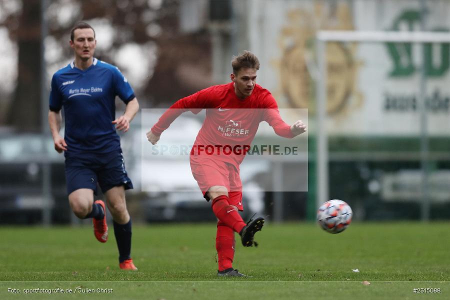 Jonas Schmitt, Sportplatz, Seifriedsburg, 21.11.2021, BFV, sport, action, Fussball, November 2021, Saison 2021/2022, Bezirksliga Unterfranken West, BZL, TSV, FVGS, TSV Uettingen, FV Gemünden/Seifriedsburg - Bild-ID: 2315088