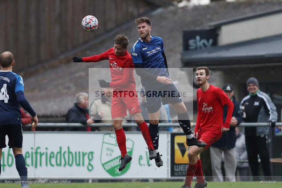 Kai Schlessmann, Sportplatz, Seifriedsburg, 21.11.2021, BFV, sport, action, Fussball, November 2021, Saison 2021/2022, Bezirksliga Unterfranken West, BZL, TSV, FVGS, TSV Uettingen, FV Gemünden/Seifriedsburg - Bild-ID: 2315110 Kai Schlessmann, Sportplatz, Seifriedsburg, 21.11.2021, BFV, sport, action, Fussball, November 2021, Saison 2021/2022, Bezirksliga Unterfranken West, BZL, TSV, FVGS, TSV Uettingen, FV Gemünden/Seifriedsburg - Bild-ID: 2315110