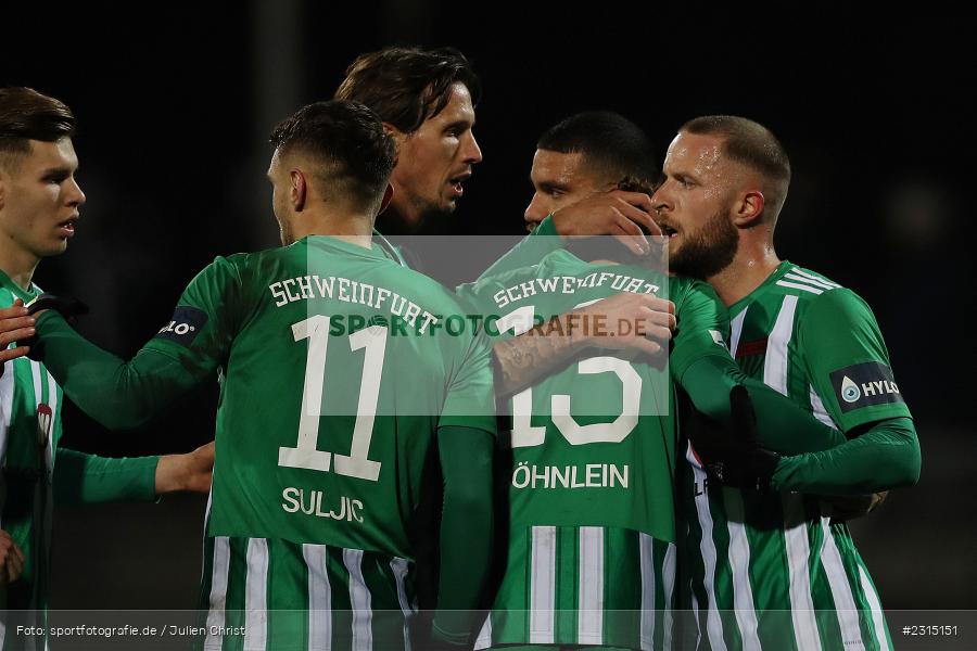 Torjubel, Daniel Adlung, Willy-Sachs-Stadion, Schweinfurt, 23.11.2021, BFV, sport, action, Fussball, November 2021, Saison 2021/2022, 4. Liga, Regionalliga Bayern, SGF, FCS, SpVgg Greuther Fürth II, 1. FC Schweinfurt 05 - Bild-ID: 2315151 Torjubel, Daniel Adlung, Willy-Sachs-Stadion, Schweinfurt, 23.11.2021, BFV, sport, action, Fussball, November 2021, Saison 2021/2022, 4. Liga, Regionalliga Bayern, SGF, FCS, SpVgg Greuther Fürth II, 1. FC Schweinfurt 05 - Bild-ID: 2315151