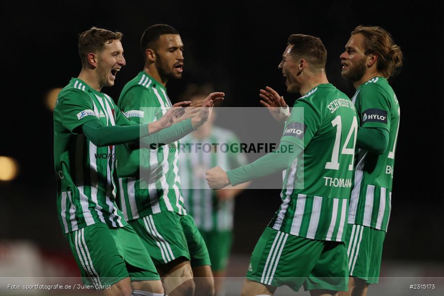 Torjubel, Meris Skenderovic, Willy-Sachs-Stadion, Schweinfurt, 23.11.2021, BFV, sport, action, Fussball, November 2021, Saison 2021/2022, 4. Liga, Regionalliga Bayern, SGF, FCS, SpVgg Greuther Fürth II, 1. FC Schweinfurt 05 - Bild-ID: 2315173