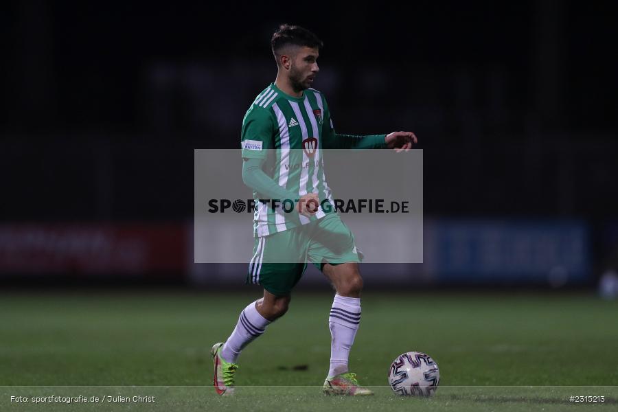 Amar Cekic, Willy-Sachs-Stadion, Schweinfurt, 23.11.2021, BFV, sport, action, Fussball, November 2021, Saison 2021/2022, 4. Liga, Regionalliga Bayern, SGF, FCS, SpVgg Greuther Fürth II, 1. FC Schweinfurt 05 - Bild-ID: 2315213 Amar Cekic, Willy-Sachs-Stadion, Schweinfurt, 23.11.2021, BFV, sport, action, Fussball, November 2021, Saison 2021/2022, 4. Liga, Regionalliga Bayern, SGF, FCS, SpVgg Greuther Fürth II, 1. FC Schweinfurt 05 - Bild-ID: 2315213