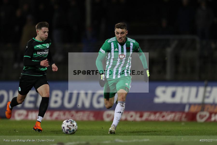 Amar Suljic, Willy-Sachs-Stadion, Schweinfurt, 23.11.2021, BFV, sport, action, Fussball, November 2021, Saison 2021/2022, 4. Liga, Regionalliga Bayern, SGF, FCS, SpVgg Greuther Fürth II, 1. FC Schweinfurt 05 - Bild-ID: 2315222 Amar Suljic, Willy-Sachs-Stadion, Schweinfurt, 23.11.2021, BFV, sport, action, Fussball, November 2021, Saison 2021/2022, 4. Liga, Regionalliga Bayern, SGF, FCS, SpVgg Greuther Fürth II, 1. FC Schweinfurt 05 - Bild-ID: 2315222
