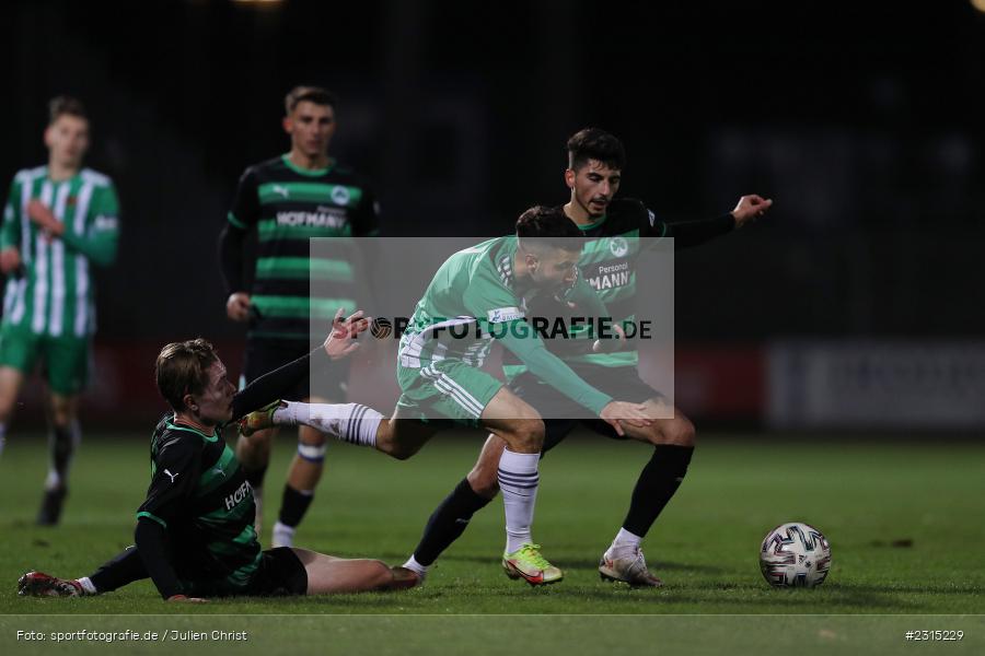 Amar Cekic, Willy-Sachs-Stadion, Schweinfurt, 23.11.2021, BFV, sport, action, Fussball, November 2021, Saison 2021/2022, 4. Liga, Regionalliga Bayern, SGF, FCS, SpVgg Greuther Fürth II, 1. FC Schweinfurt 05 - Bild-ID: 2315229 Amar Cekic, Willy-Sachs-Stadion, Schweinfurt, 23.11.2021, BFV, sport, action, Fussball, November 2021, Saison 2021/2022, 4. Liga, Regionalliga Bayern, SGF, FCS, SpVgg Greuther Fürth II, 1. FC Schweinfurt 05 - Bild-ID: 2315229