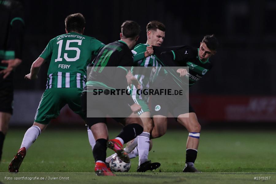 Mert Yusuf Torlak, Willy-Sachs-Stadion, Schweinfurt, 23.11.2021, BFV, sport, action, Fussball, November 2021, Saison 2021/2022, 4. Liga, Regionalliga Bayern, SGF, FCS, SpVgg Greuther Fürth II, 1. FC Schweinfurt 05 - Bild-ID: 2315257 Mert Yusuf Torlak, Willy-Sachs-Stadion, Schweinfurt, 23.11.2021, BFV, sport, action, Fussball, November 2021, Saison 2021/2022, 4. Liga, Regionalliga Bayern, SGF, FCS, SpVgg Greuther Fürth II, 1. FC Schweinfurt 05 - Bild-ID: 2315257