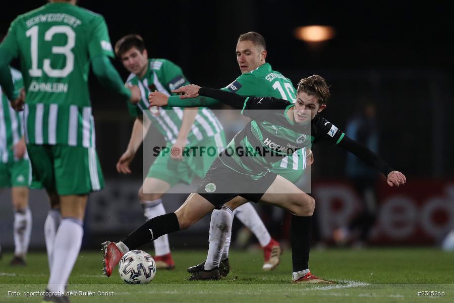 Devin Angleberger, Willy-Sachs-Stadion, Schweinfurt, 23.11.2021, BFV, sport, action, Fussball, November 2021, Saison 2021/2022, 4. Liga, Regionalliga Bayern, SGF, FCS, SpVgg Greuther Fürth II, 1. FC Schweinfurt 05 - Bild-ID: 2315266