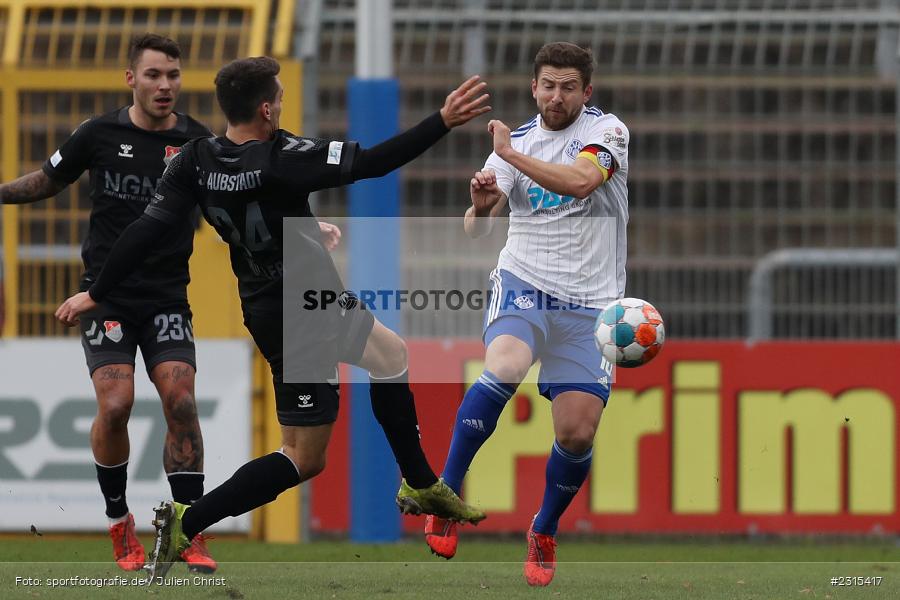 Benjamin Baier, Stadion am Schönbusch, Aschaffenburg, 27.11.2021, BFV, sport, action, Fussball, November 2021, Saison 2021/2022, 4. Liga, Regionalliga Bayern, TSV, SVA, TSV Aubstadt, SV Viktoria Aschaffenburg - Bild-ID: 2315417 Benjamin Baier, Stadion am Schönbusch, Aschaffenburg, 27.11.2021, BFV, sport, action, Fussball, November 2021, Saison 2021/2022, 4. Liga, Regionalliga Bayern, TSV, SVA, TSV Aubstadt, SV Viktoria Aschaffenburg - Bild-ID: 2315417