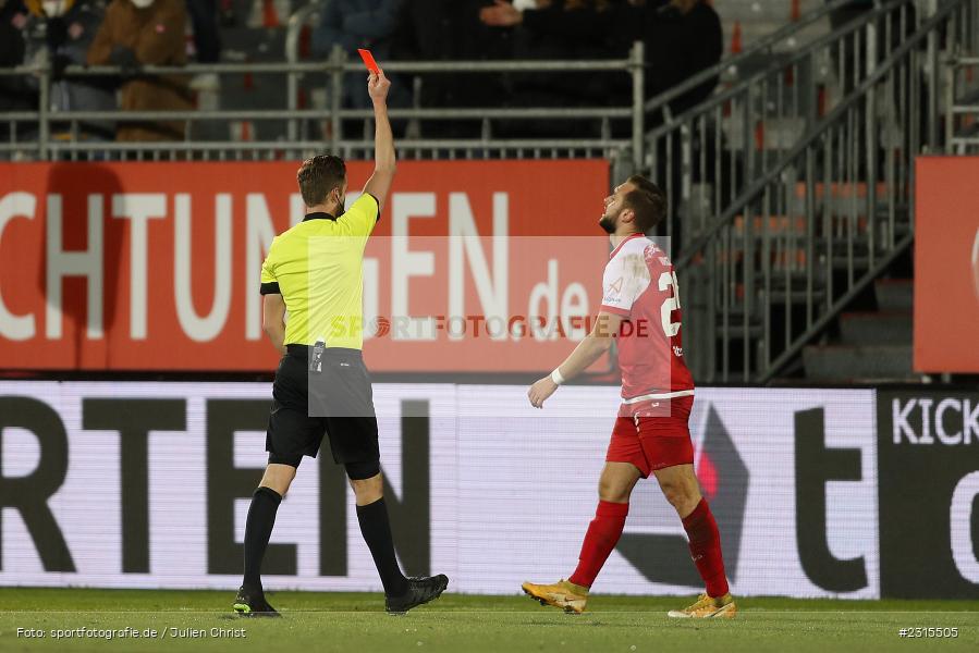Platzverweis, David Kopacz, FLYERALARM Arena, Würzburg, 30.11.2021, DFL, sport, action, Fussball, November 2021, Saison 2021/2022, 3. Liga, EBS, FWK, Eintracht Braunschweig, FC Würzburger Kickers - Bild-ID: 2315505 Platzverweis, David Kopacz, FLYERALARM Arena, Würzburg, 30.11.2021, DFL, sport, action, Fussball, November 2021, Saison 2021/2022, 3. Liga, EBS, FWK, Eintracht Braunschweig, FC Würzburger Kickers - Bild-ID: 2315505