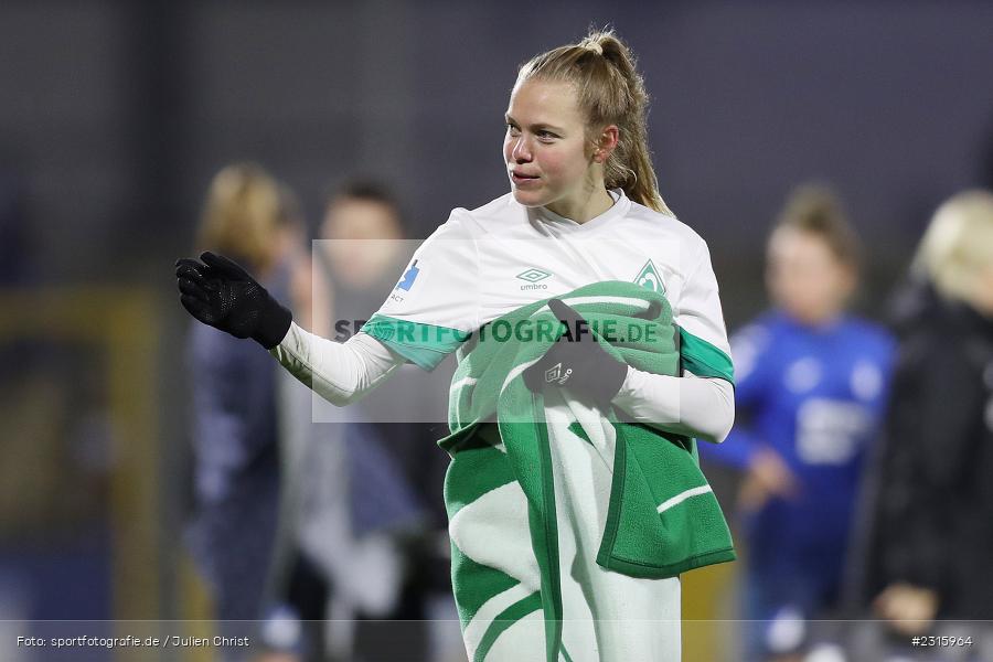 Margarita Gidion, Dietmar-Hopp-Stadion, Sinsheim, 05.12.2021, DFB, sport, action, Fussball, Dezember 2021, Saison 2021/2022, FFBL, FLYERALARM Frauen-Bundesliga, SVW, TSG, SV Werder Bremen, TSG 1899 Hoffenheim - Bild-ID: 2315964