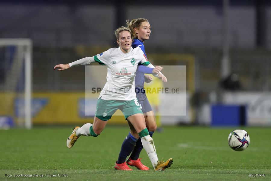 Sarai Linder, Dietmar-Hopp-Stadion, Sinsheim, 05.12.2021, DFB, sport, action, Fussball, Dezember 2021, Saison 2021/2022, FFBL, FLYERALARM Frauen-Bundesliga, SVW, TSG, SV Werder Bremen, TSG 1899 Hoffenheim - Bild-ID: 2315978 Sarai Linder, Dietmar-Hopp-Stadion, Sinsheim, 05.12.2021, DFB, sport, action, Fussball, Dezember 2021, Saison 2021/2022, FFBL, FLYERALARM Frauen-Bundesliga, SVW, TSG, SV Werder Bremen, TSG 1899 Hoffenheim - Bild-ID: 2315978