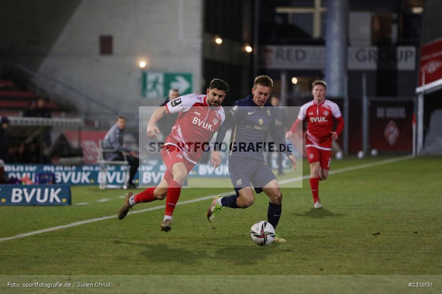 Moritz Heinrich, FLYERALARM Arena, Würzburg, 20.12.2021, DFL, sport, action, Fussball, Dezember 2021, Saison 2021/2022, 3. Liga, TSV, 1860, FWK, TSV 1860 München, FC Würzburger Kickers - Bild-ID: 2316131