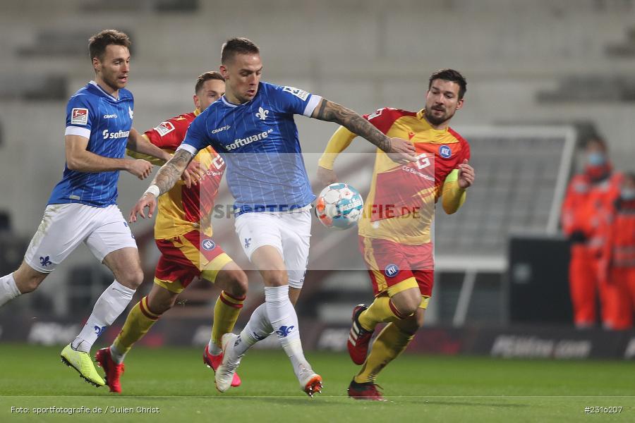 Phillip Tietz, Merck-Stadion, Darmstadt, 15.01.2022, DFL, sport, action, Fussball, Januar 2022, Saison 2021/2022, 2. Bundesliga, KSC, SV98, Karlsruher SC, SV Darmstadt 98 - Bild-ID: 2316207