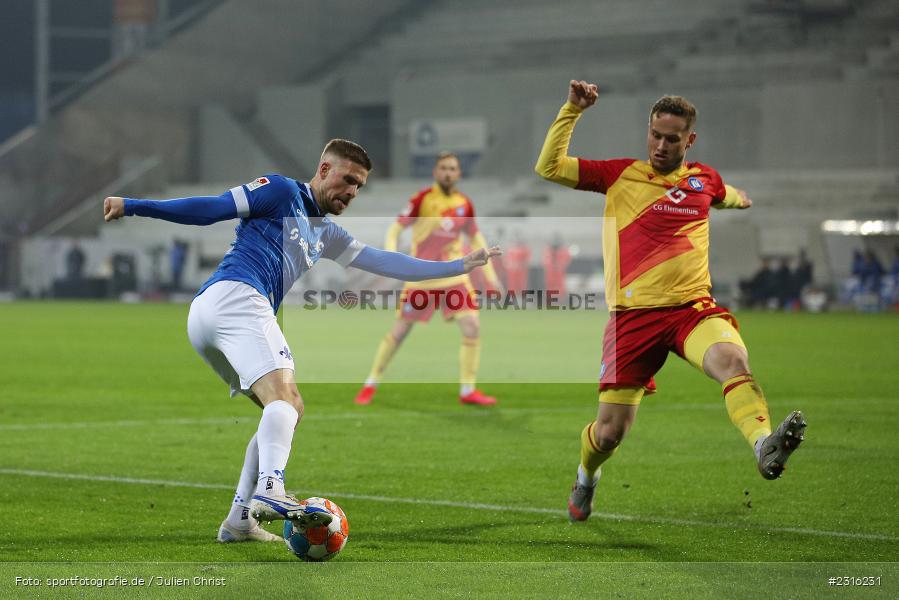 Tobias Kempe, Merck-Stadion, Darmstadt, 15.01.2022, DFL, sport, action, Fussball, Januar 2022, Saison 2021/2022, 2. Bundesliga, KSC, SV98, Karlsruher SC, SV Darmstadt 98 - Bild-ID: 2316231