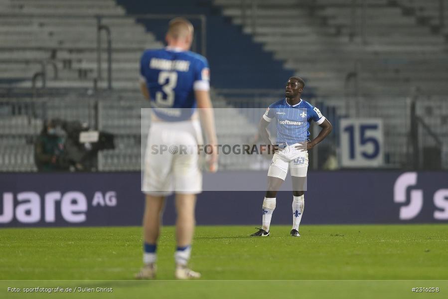 Braydon Manu, Merck-Stadion, Darmstadt, 15.01.2022, DFL, sport, action, Fussball, Januar 2022, Saison 2021/2022, 2. Bundesliga, KSC, SV98, Karlsruher SC, SV Darmstadt 98 - Bild-ID: 2316258