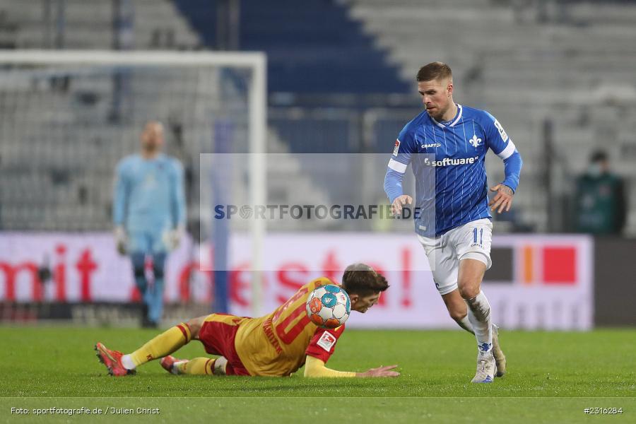Tobias Kempe, Merck-Stadion, Darmstadt, 15.01.2022, DFL, sport, action, Fussball, Januar 2022, Saison 2021/2022, 2. Bundesliga, KSC, SV98, Karlsruher SC, SV Darmstadt 98 - Bild-ID: 2316284