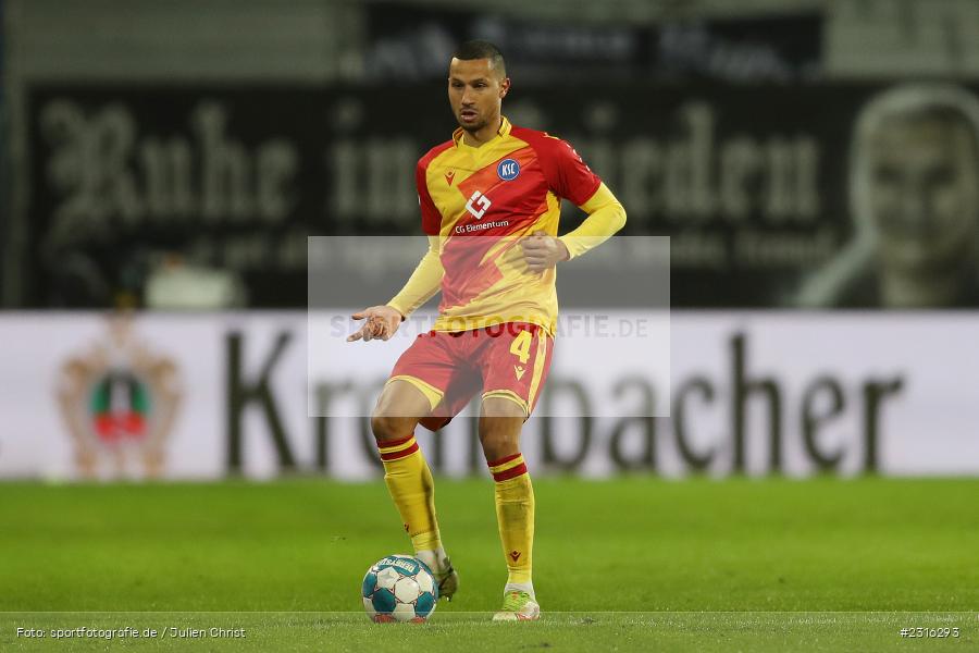 Ricardo Van Rhijn, Merck-Stadion, Darmstadt, 15.01.2022, DFL, sport, action, Fussball, Januar 2022, Saison 2021/2022, 2. Bundesliga, KSC, SV98, Karlsruher SC, SV Darmstadt 98 - Bild-ID: 2316293