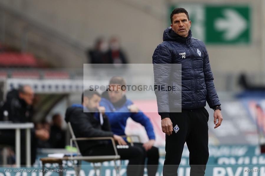 Patrick Glöckner, FLYERALARM Arena, Würzburg, 22.01.2022, DFL, sport, action, Fussball, Januar 2022, Saison 2021/2022, 3. Liga, SVW, FWK, SV Waldhof Mannheim 07, FC Würzburger Kickers - Bild-ID: 2316377