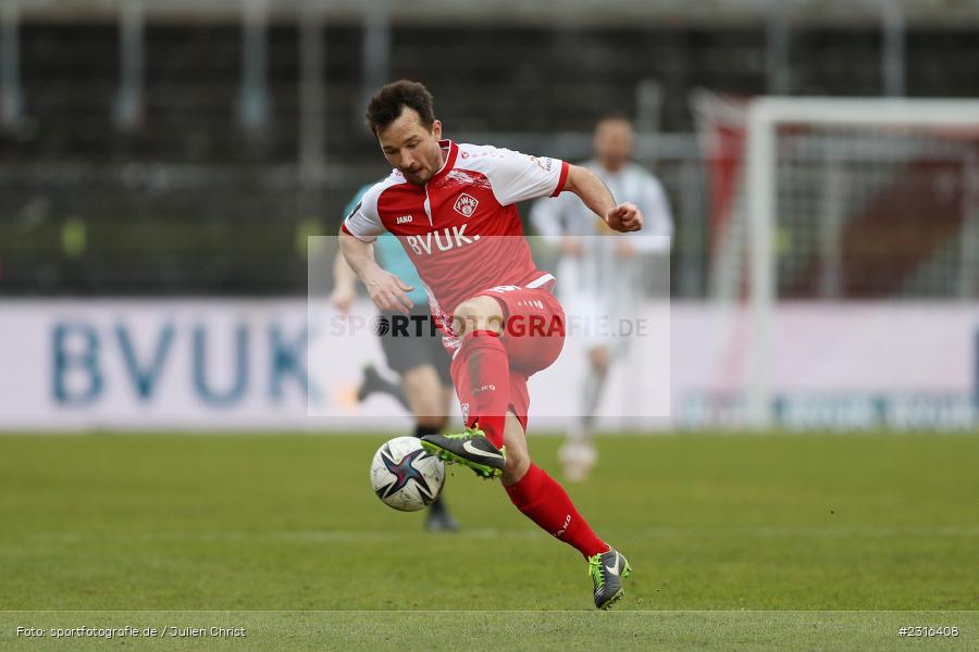 Peter Kurzweg, FLYERALARM Arena, Würzburg, 22.01.2022, DFL, sport, action, Fussball, Januar 2022, Saison 2021/2022, 3. Liga, SVW, FWK, SV Waldhof Mannheim 07, FC Würzburger Kickers - Bild-ID: 2316408