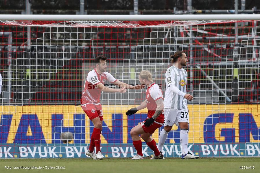 Robert Herrmann, FLYERALARM Arena, Würzburg, 22.01.2022, DFL, sport, action, Fussball, Januar 2022, Saison 2021/2022, 3. Liga, SVW, FWK, SV Waldhof Mannheim 07, FC Würzburger Kickers - Bild-ID: 2316410