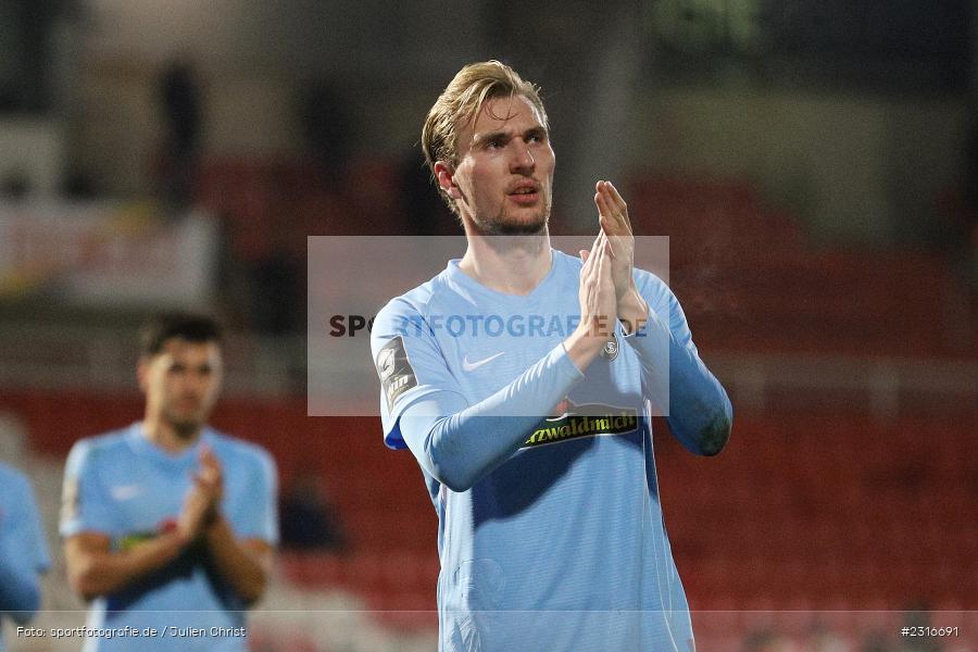 Vincent Vermeij, FLYERALARM Arena, Würzburg, 28.01.2022, DFL, sport, action, Fussball, Januar 2022, Saison 2021/2022, 3. Liga, SCF, FWK, SC Freiburg II, FC Würzburger Kickers - Bild-ID: 2316691