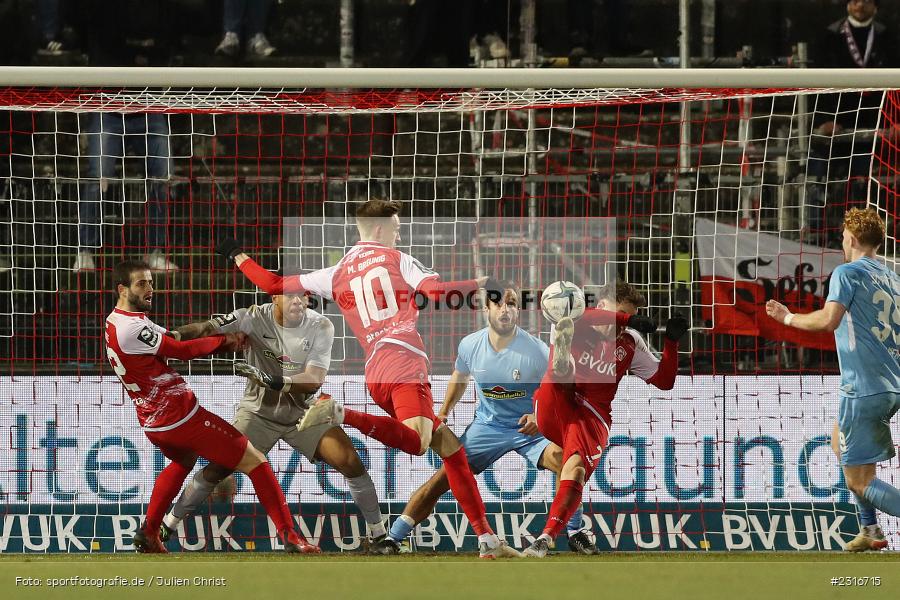 Torchance, Chancenwucher, Maximilian Breunig, FLYERALARM Arena, Würzburg, 28.01.2022, DFL, sport, action, Fussball, Januar 2022, Saison 2021/2022, 3. Liga, SCF, FWK, SC Freiburg II, FC Würzburger Kickers - Bild-ID: 2316715