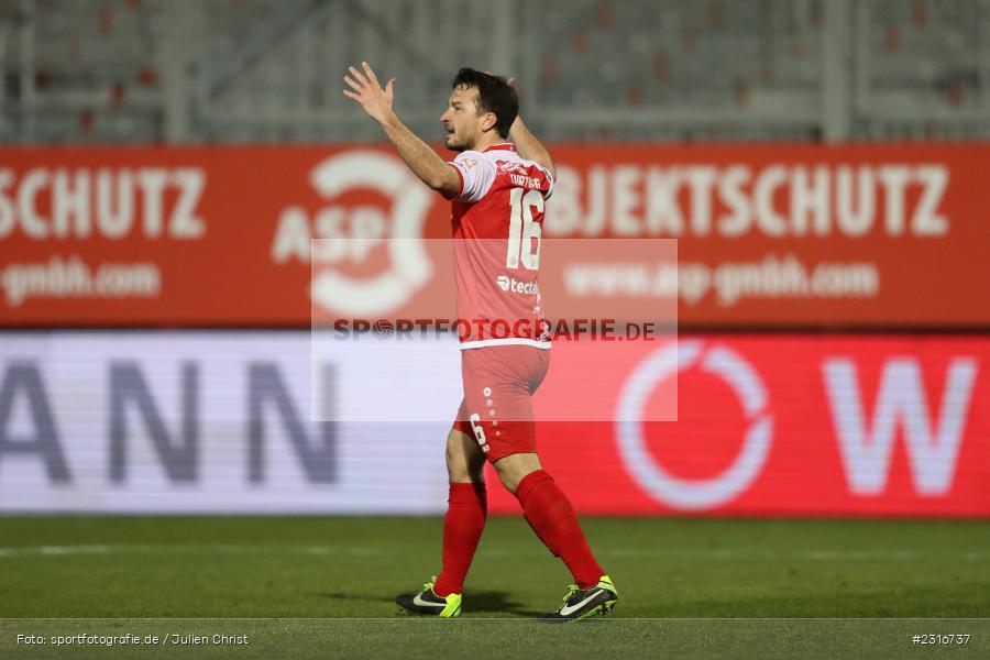 Peter Kurzweg, FLYERALARM Arena, Würzburg, 28.01.2022, DFL, sport, action, Fussball, Januar 2022, Saison 2021/2022, 3. Liga, SCF, FWK, SC Freiburg II, FC Würzburger Kickers - Bild-ID: 2316737