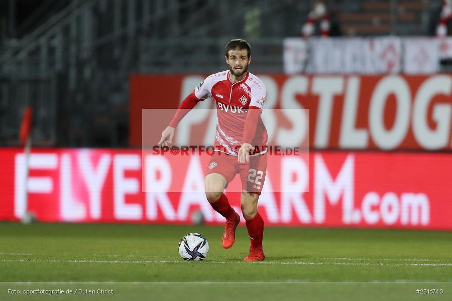 Hände, Arme, gestikuliert, Daniel Hägele, FLYERALARM Arena, Würzburg, 28.01.2022, DFL, sport, action, Fussball, Januar 2022, Saison 2021/2022, 3. Liga, SCF, FWK, SC Freiburg II, FC Würzburger Kickers - Bild-ID: 2316740