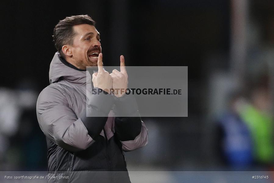 Thomas Stamm, FLYERALARM Arena, Würzburg, 28.01.2022, DFL, sport, action, Fussball, Januar 2022, Saison 2021/2022, 3. Liga, SCF, FWK, SC Freiburg II, FC Würzburger Kickers - Bild-ID: 2316745