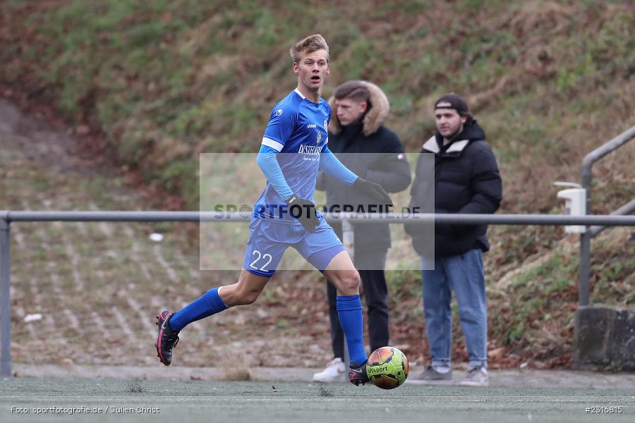 Nicolas Reinhart, Sepp-Endres-Sportanlage, Würzburg, 29.01.2022, BFV, sport, action, Fussball, Januar 2022, Saison 2021/2022, Landesfreundschaftsspiele, Verbandsliga Würrtemberg, Bayernliga Nord, FSV, WFV, FSV Hollenbach, Würzburger FV - Bild-ID: 2316815