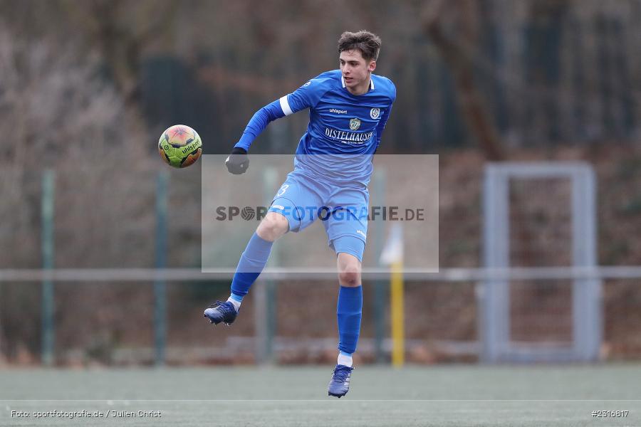 Luis Wagner, Sepp-Endres-Sportanlage, Würzburg, 29.01.2022, BFV, sport, action, Fussball, Januar 2022, Saison 2021/2022, Landesfreundschaftsspiele, Verbandsliga Würrtemberg, Bayernliga Nord, FSV, WFV, FSV Hollenbach, Würzburger FV - Bild-ID: 2316817