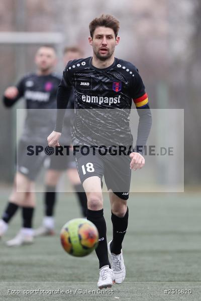 Christoph Rohmer, Sepp-Endres-Sportanlage, Würzburg, 29.01.2022, BFV, sport, action, Fussball, Januar 2022, Saison 2021/2022, Landesfreundschaftsspiele, Verbandsliga Würrtemberg, Bayernliga Nord, FSV, WFV, FSV Hollenbach, Würzburger FV - Bild-ID: 2316820
