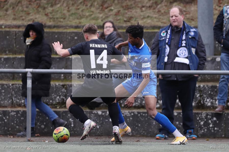 Essa Ganes, Sepp-Endres-Sportanlage, Würzburg, 29.01.2022, BFV, sport, action, Fussball, Januar 2022, Saison 2021/2022, Landesfreundschaftsspiele, Verbandsliga Würrtemberg, Bayernliga Nord, FSV, WFV, FSV Hollenbach, Würzburger FV - Bild-ID: 2316824