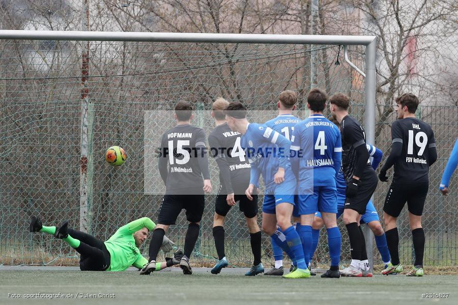 Marius Uhl, Manuel Hofmann, Philipp Volkert, Andre Koob, Sepp-Endres-Sportanlage, Würzburg, 29.01.2022, BFV, sport, action, Fussball, Januar 2022, Saison 2021/2022, Landesfreundschaftsspiele, Verbandsliga Würrtemberg, Bayernliga Nord, FSV, WFV, FSV Hollenbach, Würzburger FV - Bild-ID: 2316827