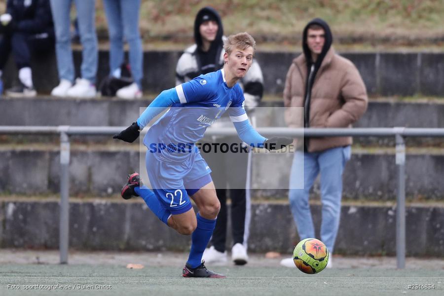 Nicolas Reinhart, Sepp-Endres-Sportanlage, Würzburg, 29.01.2022, BFV, sport, action, Fussball, Januar 2022, Saison 2021/2022, Landesfreundschaftsspiele, Verbandsliga Würrtemberg, Bayernliga Nord, FSV, WFV, FSV Hollenbach, Würzburger FV - Bild-ID: 2316834