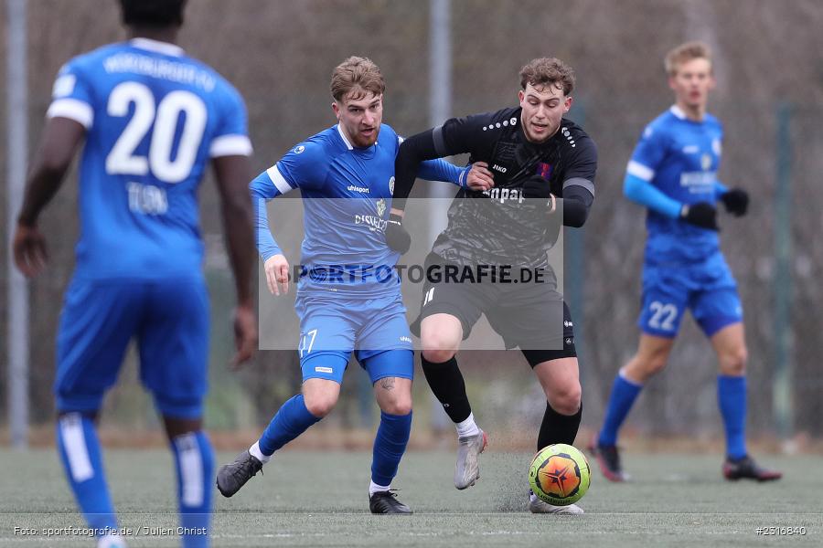 Julian Wild, Sepp-Endres-Sportanlage, Würzburg, 29.01.2022, BFV, sport, action, Fussball, Januar 2022, Saison 2021/2022, Landesfreundschaftsspiele, Verbandsliga Würrtemberg, Bayernliga Nord, FSV, WFV, FSV Hollenbach, Würzburger FV - Bild-ID: 2316840