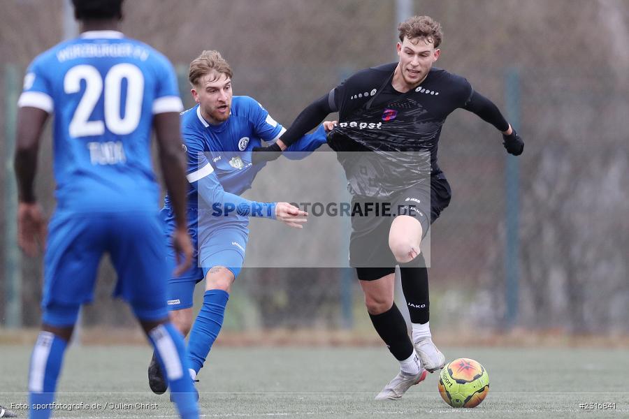 Julian Wild, Sepp-Endres-Sportanlage, Würzburg, 29.01.2022, BFV, sport, action, Fussball, Januar 2022, Saison 2021/2022, Landesfreundschaftsspiele, Verbandsliga Würrtemberg, Bayernliga Nord, FSV, WFV, FSV Hollenbach, Würzburger FV - Bild-ID: 2316841