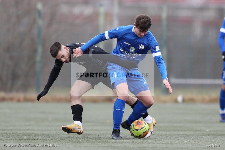 Philipp Hausmann, Sepp-Endres-Sportanlage, Würzburg, 29.01.2022, BFV, sport, action, Fussball, Januar 2022, Saison 2021/2022, Landesfreundschaftsspiele, Verbandsliga Würrtemberg, Bayernliga Nord, FSV, WFV, FSV Hollenbach, Würzburger FV - Bild-ID: 2316843