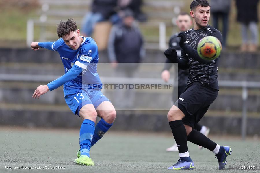 Nils Hock, Sepp-Endres-Sportanlage, Würzburg, 29.01.2022, BFV, sport, action, Fussball, Januar 2022, Saison 2021/2022, Landesfreundschaftsspiele, Verbandsliga Würrtemberg, Bayernliga Nord, FSV, WFV, FSV Hollenbach, Würzburger FV - Bild-ID: 2316857 Nils Hock, Sepp-Endres-Sportanlage, Würzburg, 29.01.2022, BFV, sport, action, Fussball, Januar 2022, Saison 2021/2022, Landesfreundschaftsspiele, Verbandsliga Würrtemberg, Bayernliga Nord, FSV, WFV, FSV Hollenbach, Würzburger FV - Bild-ID: 2316857