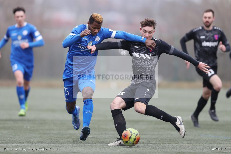 Mohamed Conte, Sepp-Endres-Sportanlage, Würzburg, 29.01.2022, BFV, sport, action, Fussball, Januar 2022, Saison 2021/2022, Landesfreundschaftsspiele, Verbandsliga Würrtemberg, Bayernliga Nord, FSV, WFV, FSV Hollenbach, Würzburger FV - Bild-ID: 2316865