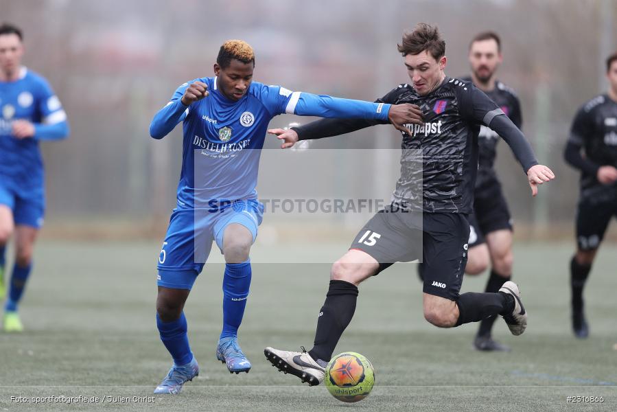 Mohamed Conte, Sepp-Endres-Sportanlage, Würzburg, 29.01.2022, BFV, sport, action, Fussball, Januar 2022, Saison 2021/2022, Landesfreundschaftsspiele, Verbandsliga Würrtemberg, Bayernliga Nord, FSV, WFV, FSV Hollenbach, Würzburger FV - Bild-ID: 2316866