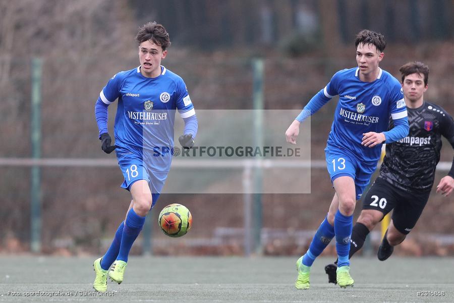 Nico Kuß, Sepp-Endres-Sportanlage, Würzburg, 29.01.2022, BFV, sport, action, Fussball, Januar 2022, Saison 2021/2022, Landesfreundschaftsspiele, Verbandsliga Würrtemberg, Bayernliga Nord, FSV, WFV, FSV Hollenbach, Würzburger FV - Bild-ID: 2316868