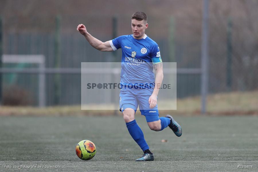 Dennie Michel, Sepp-Endres-Sportanlage, Würzburg, 29.01.2022, BFV, sport, action, Fussball, Januar 2022, Saison 2021/2022, Landesfreundschaftsspiele, Verbandsliga Würrtemberg, Bayernliga Nord, FSV, WFV, FSV Hollenbach, Würzburger FV - Bild-ID: 2316879