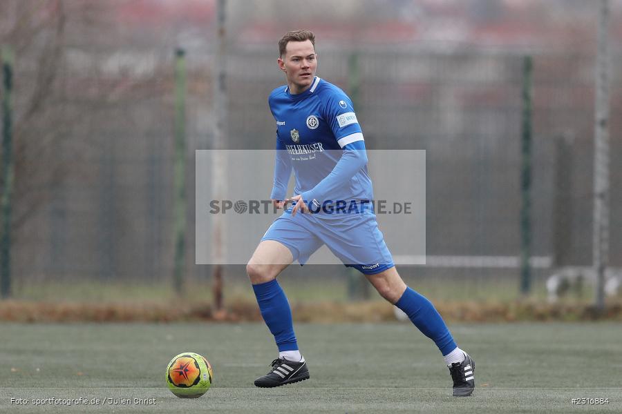 Marc Hänschke, Sepp-Endres-Sportanlage, Würzburg, 29.01.2022, BFV, sport, action, Fussball, Januar 2022, Saison 2021/2022, Landesfreundschaftsspiele, Verbandsliga Würrtemberg, Bayernliga Nord, FSV, WFV, FSV Hollenbach, Würzburger FV - Bild-ID: 2316884