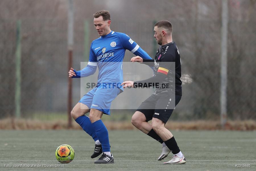 Marc Hänschke, Sepp-Endres-Sportanlage, Würzburg, 29.01.2022, BFV, sport, action, Fussball, Januar 2022, Saison 2021/2022, Landesfreundschaftsspiele, Verbandsliga Würrtemberg, Bayernliga Nord, FSV, WFV, FSV Hollenbach, Würzburger FV - Bild-ID: 2316885