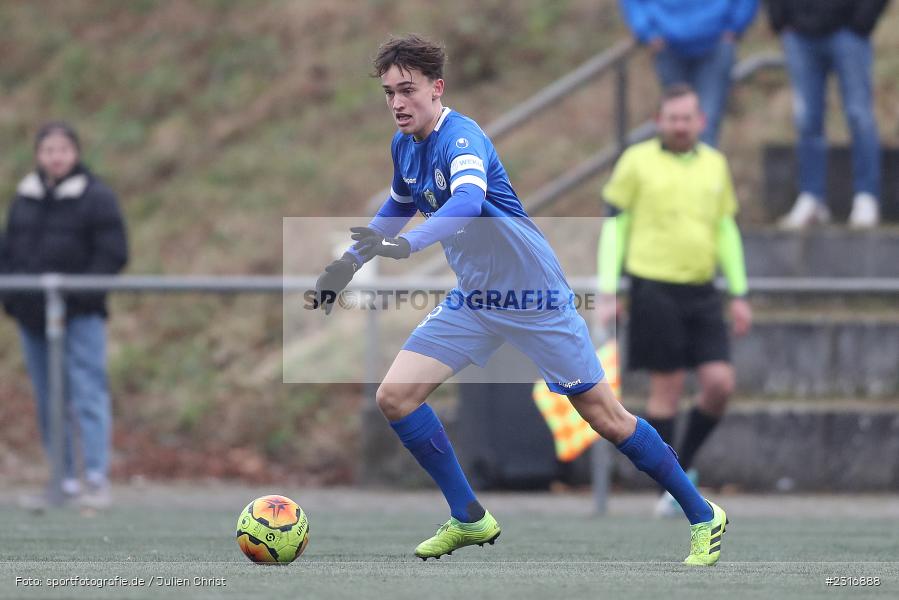 Nico Kuß, Sepp-Endres-Sportanlage, Würzburg, 29.01.2022, BFV, sport, action, Fussball, Januar 2022, Saison 2021/2022, Landesfreundschaftsspiele, Verbandsliga Würrtemberg, Bayernliga Nord, FSV, WFV, FSV Hollenbach, Würzburger FV - Bild-ID: 2316888