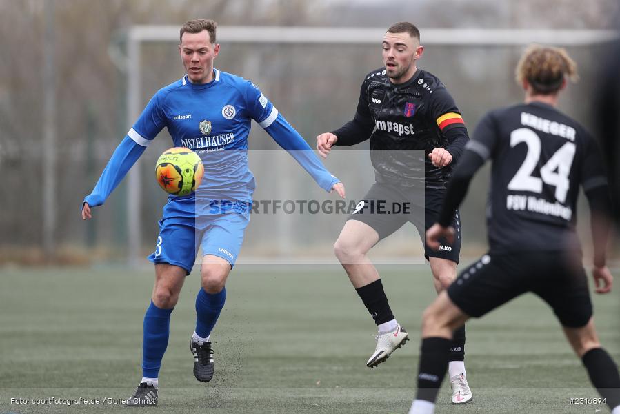 Hannes Scherer, Sepp-Endres-Sportanlage, Würzburg, 29.01.2022, BFV, sport, action, Fussball, Januar 2022, Saison 2021/2022, Landesfreundschaftsspiele, Verbandsliga Würrtemberg, Bayernliga Nord, FSV, WFV, FSV Hollenbach, Würzburger FV - Bild-ID: 2316894