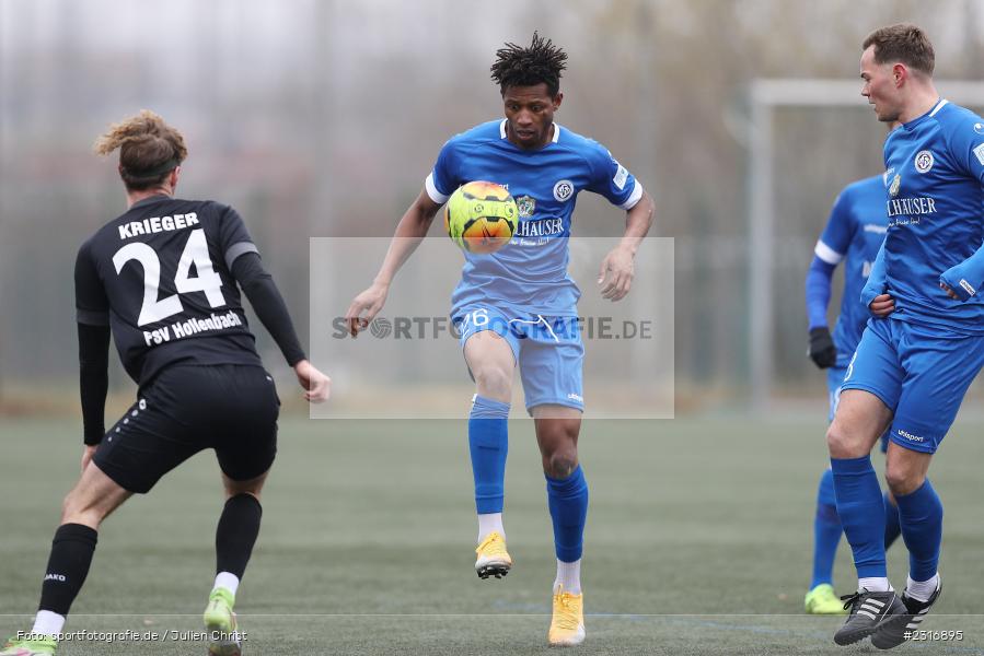 Essa Ganes, Sepp-Endres-Sportanlage, Würzburg, 29.01.2022, BFV, sport, action, Fussball, Januar 2022, Saison 2021/2022, Landesfreundschaftsspiele, Verbandsliga Würrtemberg, Bayernliga Nord, FSV, WFV, FSV Hollenbach, Würzburger FV - Bild-ID: 2316895